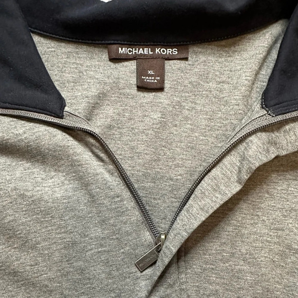 Michael Kors 1/4 Zip Mens Pullover Size XL - Picture 2 of 4